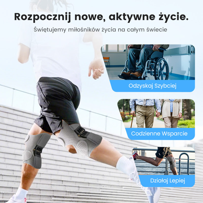🦵Regulowane ochraniacze kolan 【 Podwójne ochraniacze kolan!】