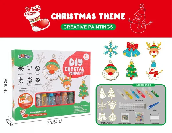 🔥🎅Prezent świąteczny🎁Zestaw do samodzielnego wykonania kryształowych obrazów i rękodzieła