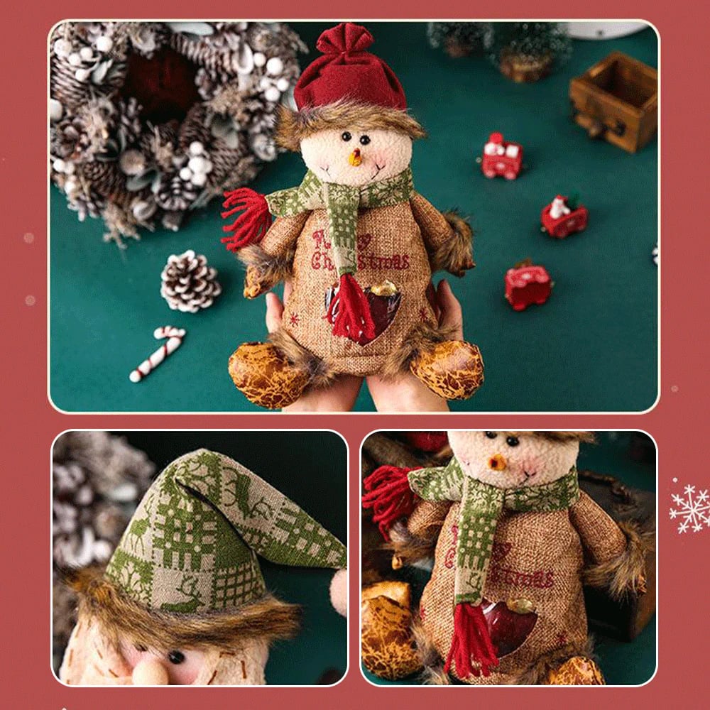 🦌Torba na prezenty świąteczne z zamkiem błyskawicznym🎅