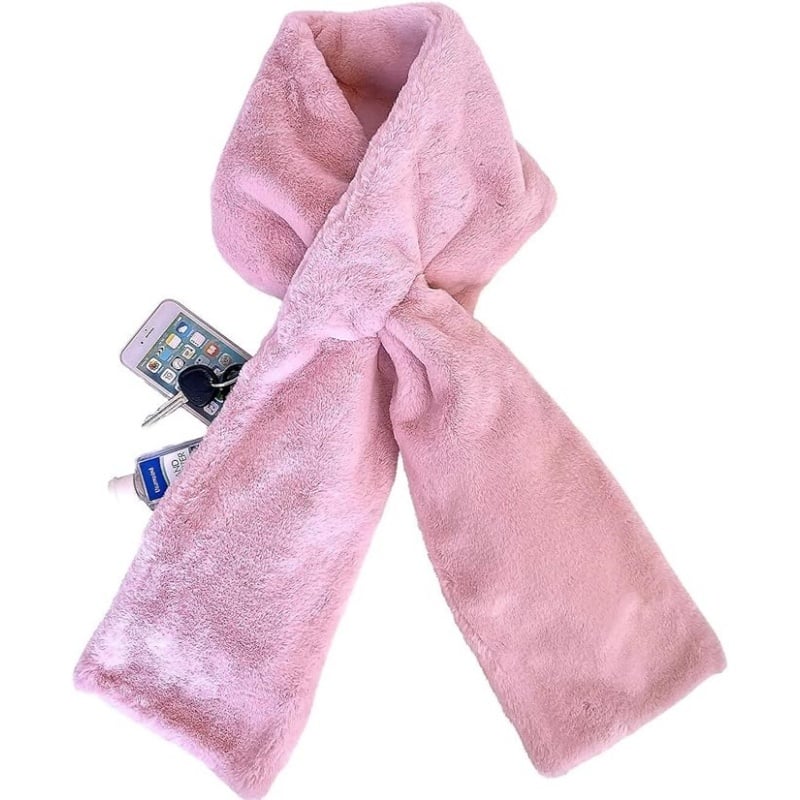 ⚡ 50K+ SPRZEDANYCH! 🧣✨ Sekretna kieszeń w szalu – ukryty zamek błyskawiczny na telefon, karty i klucze! ✨📱
