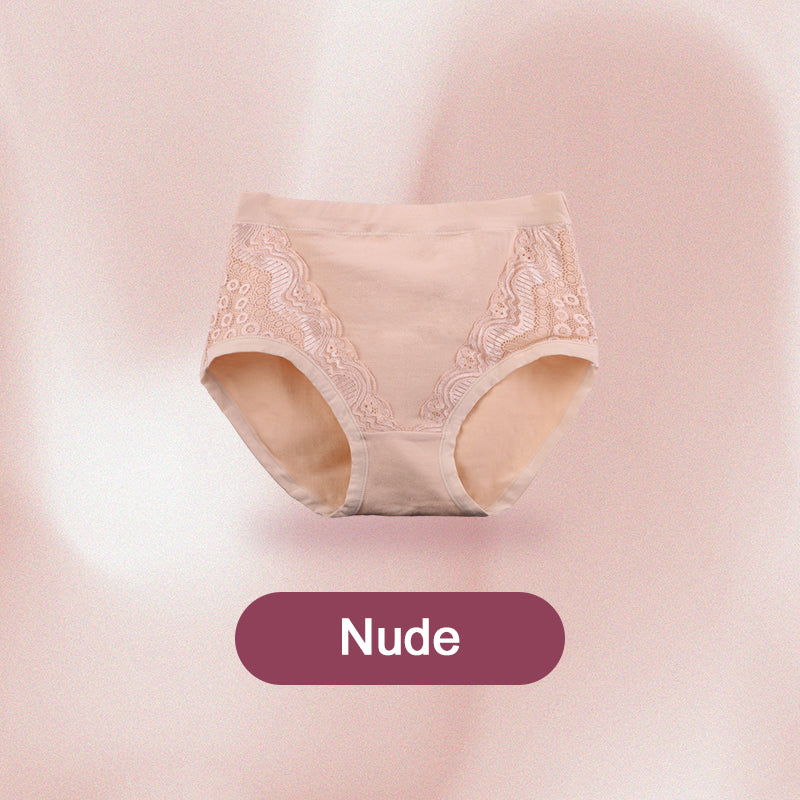 🔥Kup 2 i otrzymaj 1 gratis🔥 Bawełniane majtki Plus Size z wysokim stanem