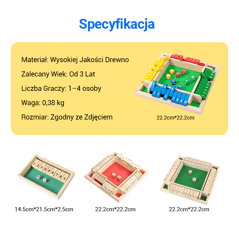 🎲ZABAWNE GRY RODZINNE – Gra planszowa Zamknij pudełko🎁