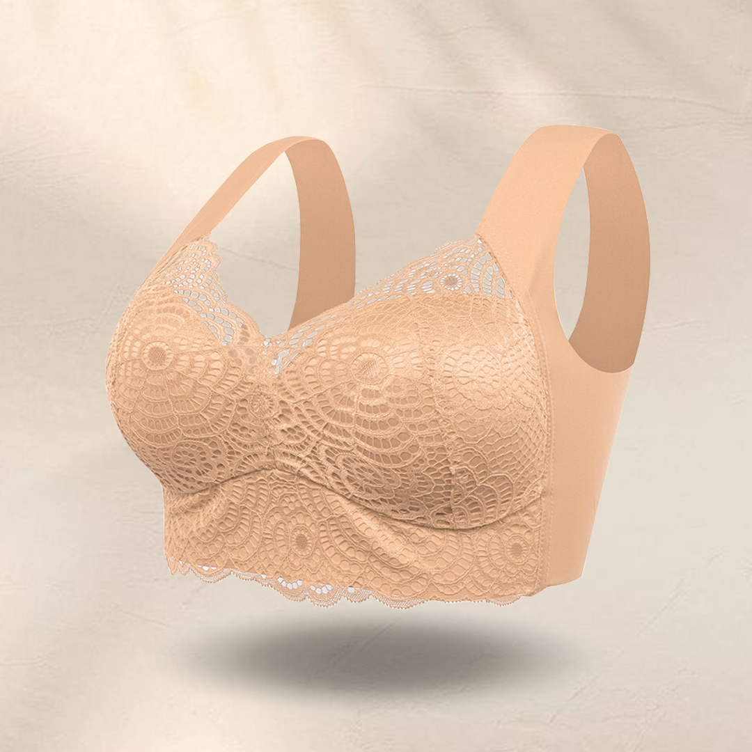 (🔥Kup 1 otrzymaj 2🔥)👙Bezszwowy koronkowy biustonosz – W pełni zaokrąglony