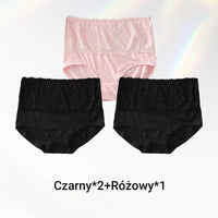 【2 +1 gratis】🌸 Majtki Plus Size z wysokim stanem dla kobiet