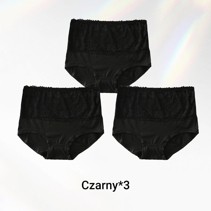 【2 +1 gratis】🌸 Majtki Plus Size z wysokim stanem dla kobiet