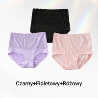 【2 +1 gratis】🌸 Majtki Plus Size z wysokim stanem dla kobiet
