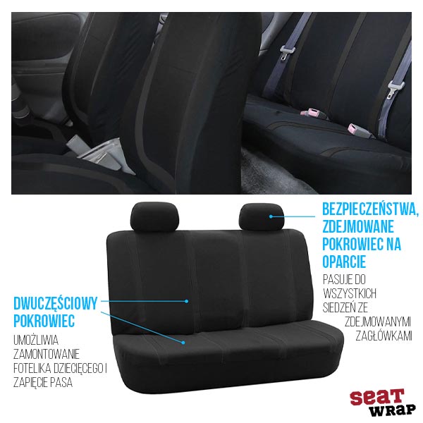 SEATWRAP® - UNIWERSALNE POKROWCE SAMOCHODOWE