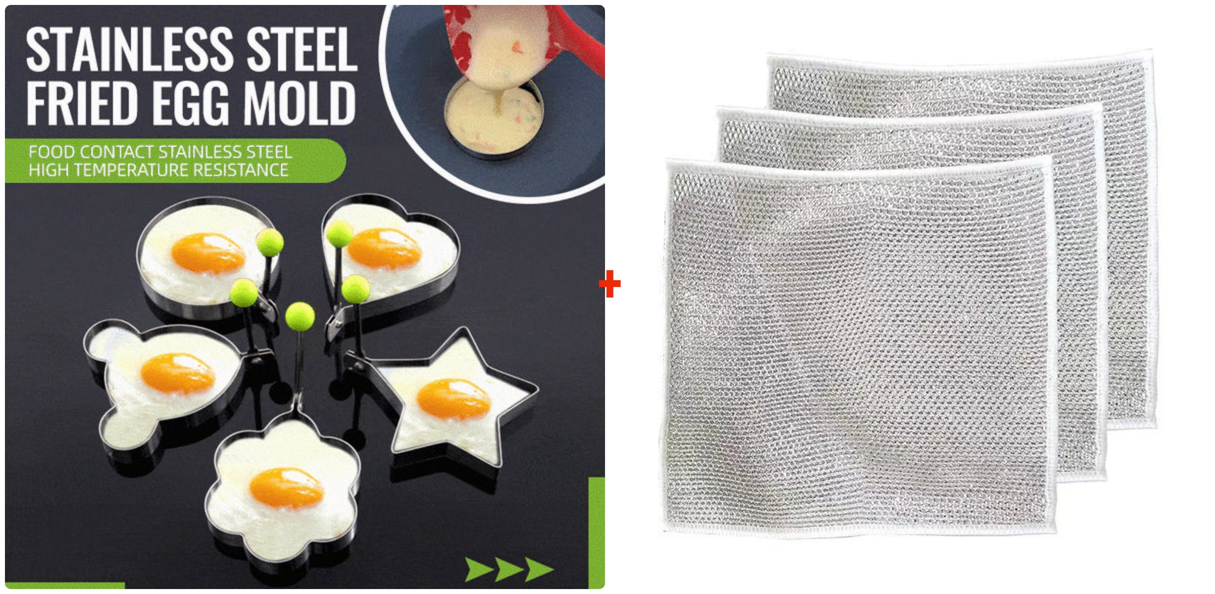 Foremki do omletów ze stali nierdzewnej