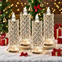 【🎄Kup 1 i otrzymaj 1 gratis 】🎅 Świeczki LED bez płomienia – bezpieczne, trwałe i pełne świątecznej radości ✨🕯️