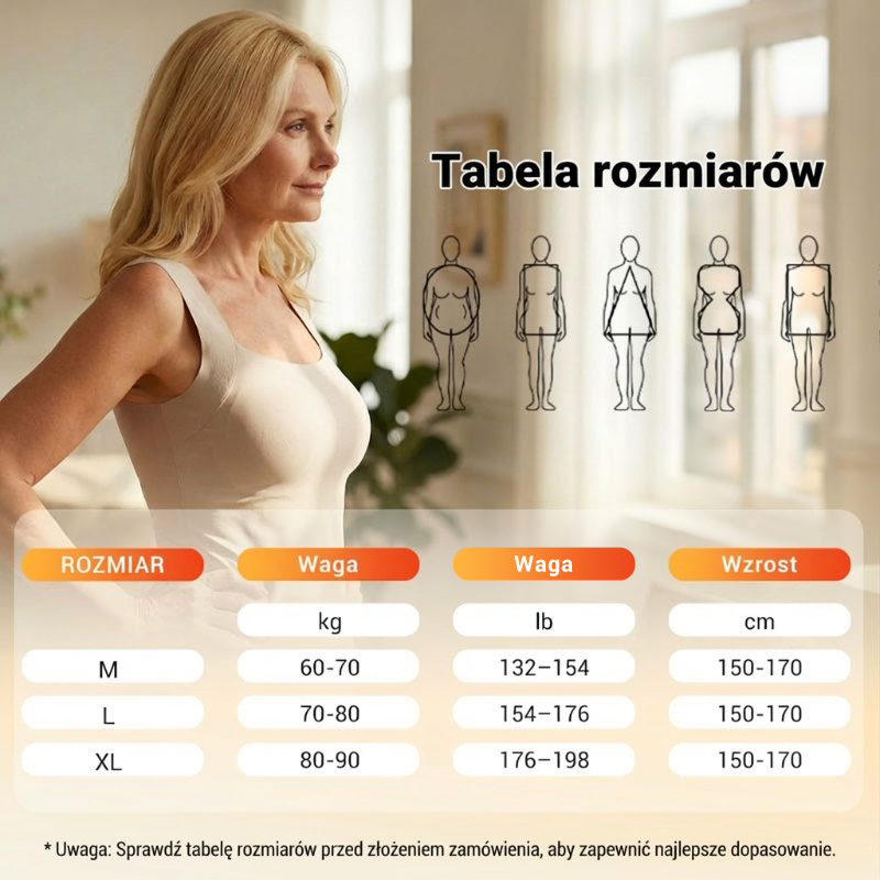 Kamizelka termiczna dla kobiet z wbudowanym biustonoszem