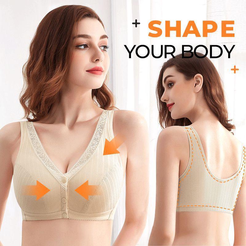 Wygodny biustonosz plus size z bawełny