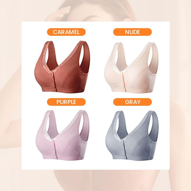 Wygodny biustonosz plus size z bawełny