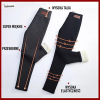 MISSCASHMERE® - ZIMOWE TERMICZNE LEGGINSY