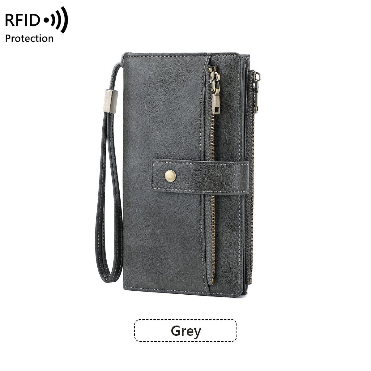 🤩Damski portfel skórzany z blokadą RFID
