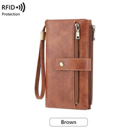 🤩Damski portfel skórzany z blokadą RFID