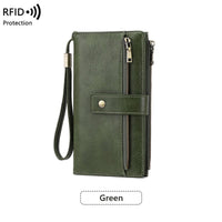 🤩Damski portfel skórzany z blokadą RFID