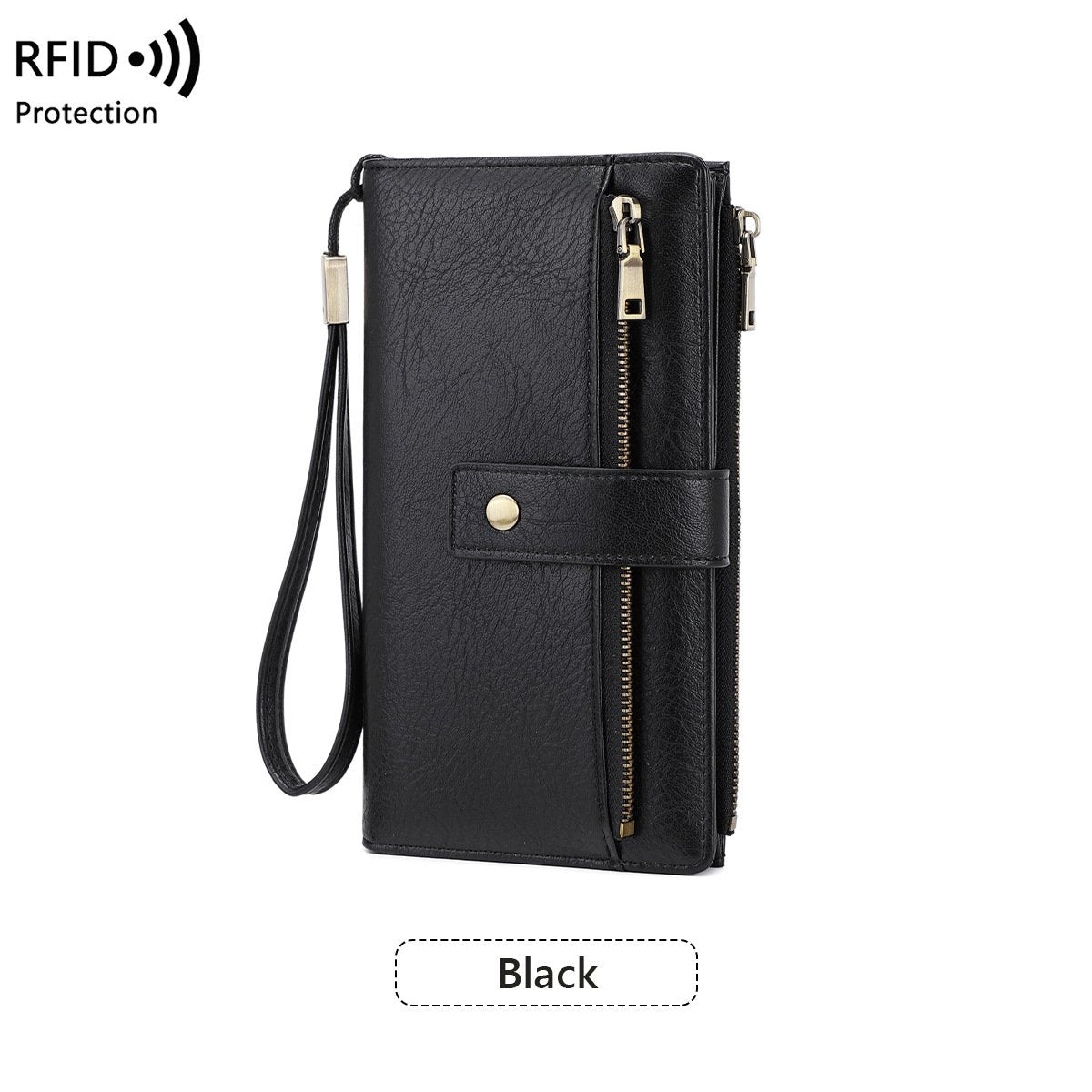 🤩Damski portfel skórzany z blokadą RFID