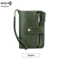 🤩Damski portfel skórzany z blokadą RFID