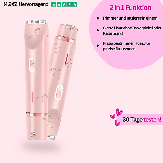 2-in-1 Rasierer & Trimmer