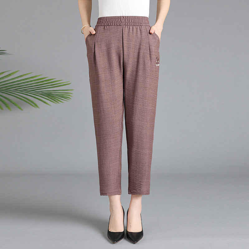 【2XL-4XL】👖Damskie spodnie casualowe w jednolitym kolorze