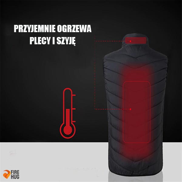 FIREHUG® - WODOODPORNA KAMIZELKA GRZEWCZA