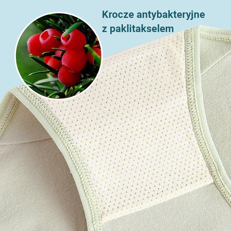 🔥KUP 1, ZYSKAJ 1 GRATIS🔥 - Damska miękka, antybakteryjna, oddychająca bielizna z wysokim stanem.💟