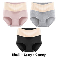 🔥KUP 1, ZYSKAJ 1 GRATIS🔥 - Damska miękka, antybakteryjna, oddychająca bielizna z wysokim stanem.💟