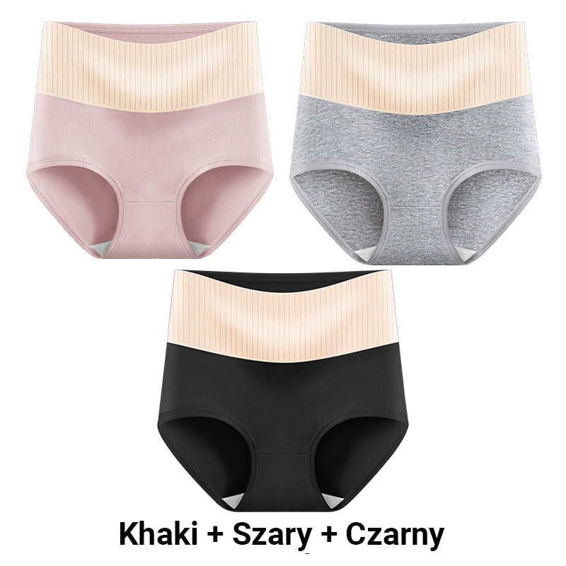 🔥KUP 1, ZYSKAJ 1 GRATIS🔥 - Damska miękka, antybakteryjna, oddychająca bielizna z wysokim stanem.💟