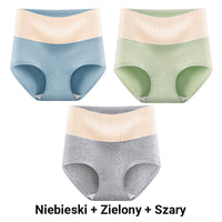 🔥KUP 1, ZYSKAJ 1 GRATIS🔥 - Damska miękka, antybakteryjna, oddychająca bielizna z wysokim stanem.💟