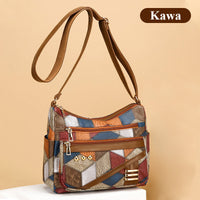 🔥Wyprzedaż: 40% zniżki👜Torba z Vintage Geometrycznym Wzorem - Z Regulowanym Paskiem