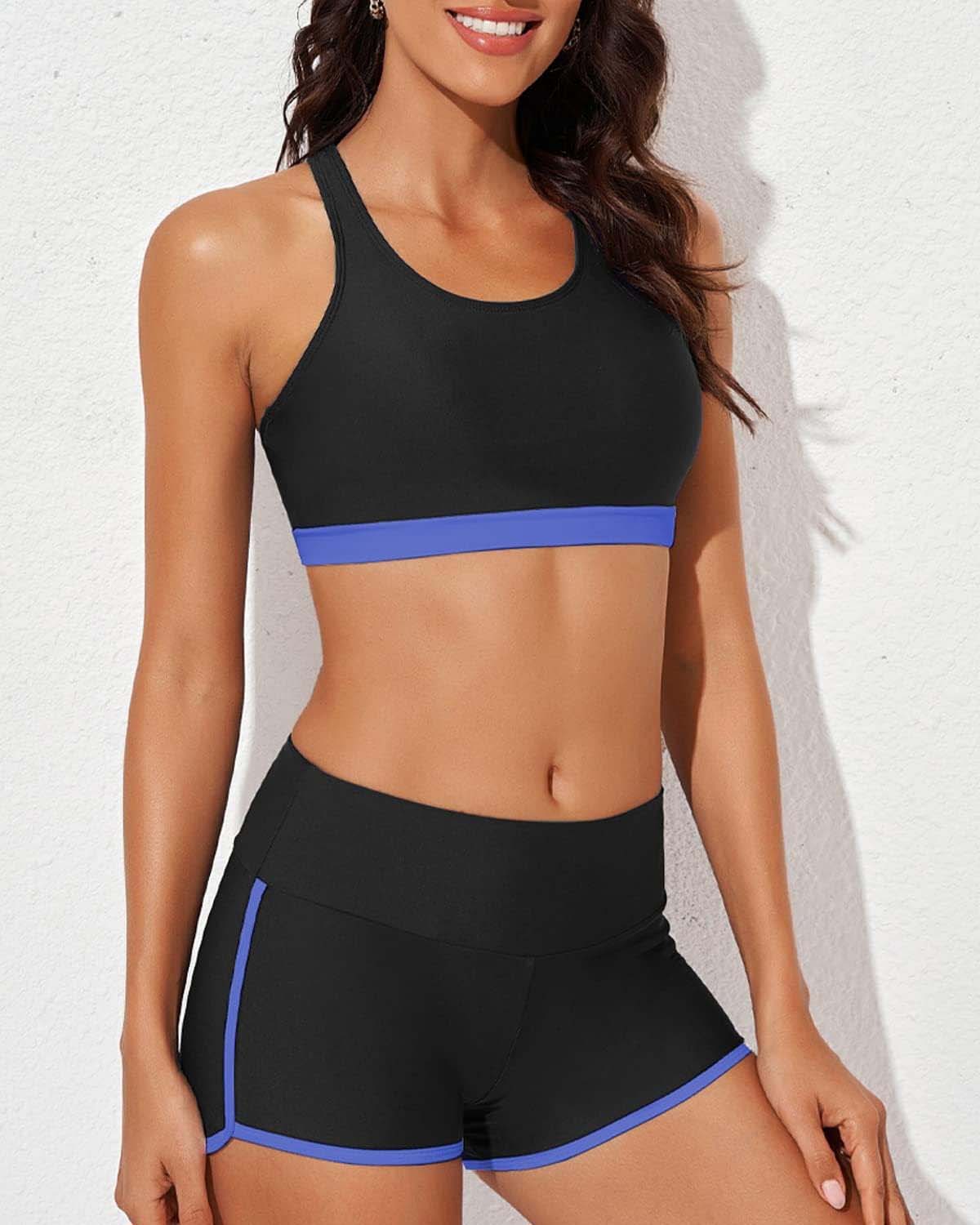 🏖️ Gorąca letnia wyprzedaż – 50% OFF! 💝✨ Kobiecy wygodny zestaw bikini 3-częściowy z nadrukiem