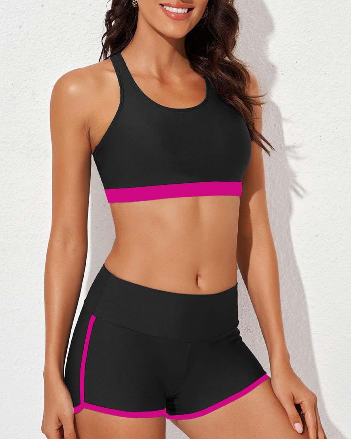 🏖️ Gorąca letnia wyprzedaż – 50% OFF! 💝✨ Kobiecy wygodny zestaw bikini 3-częściowy z nadrukiem