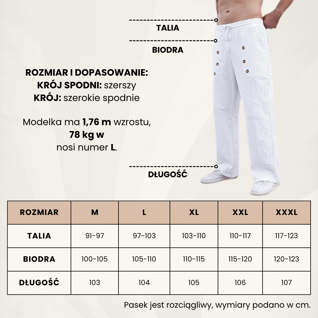 LINERA™ - SPODNIE MĘSKIE