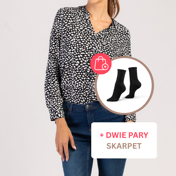 ZERA - BLUZKA DAMSKA Z DŁUGIM RĘKAWEM
