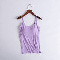 【S-6XL】👙Seksowny podkoszulek z wbudowanym biustonoszem