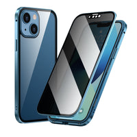 🔥 Magnetyczne etui na iPhone'a z prywatnym szkłem i metalową ramką📱
