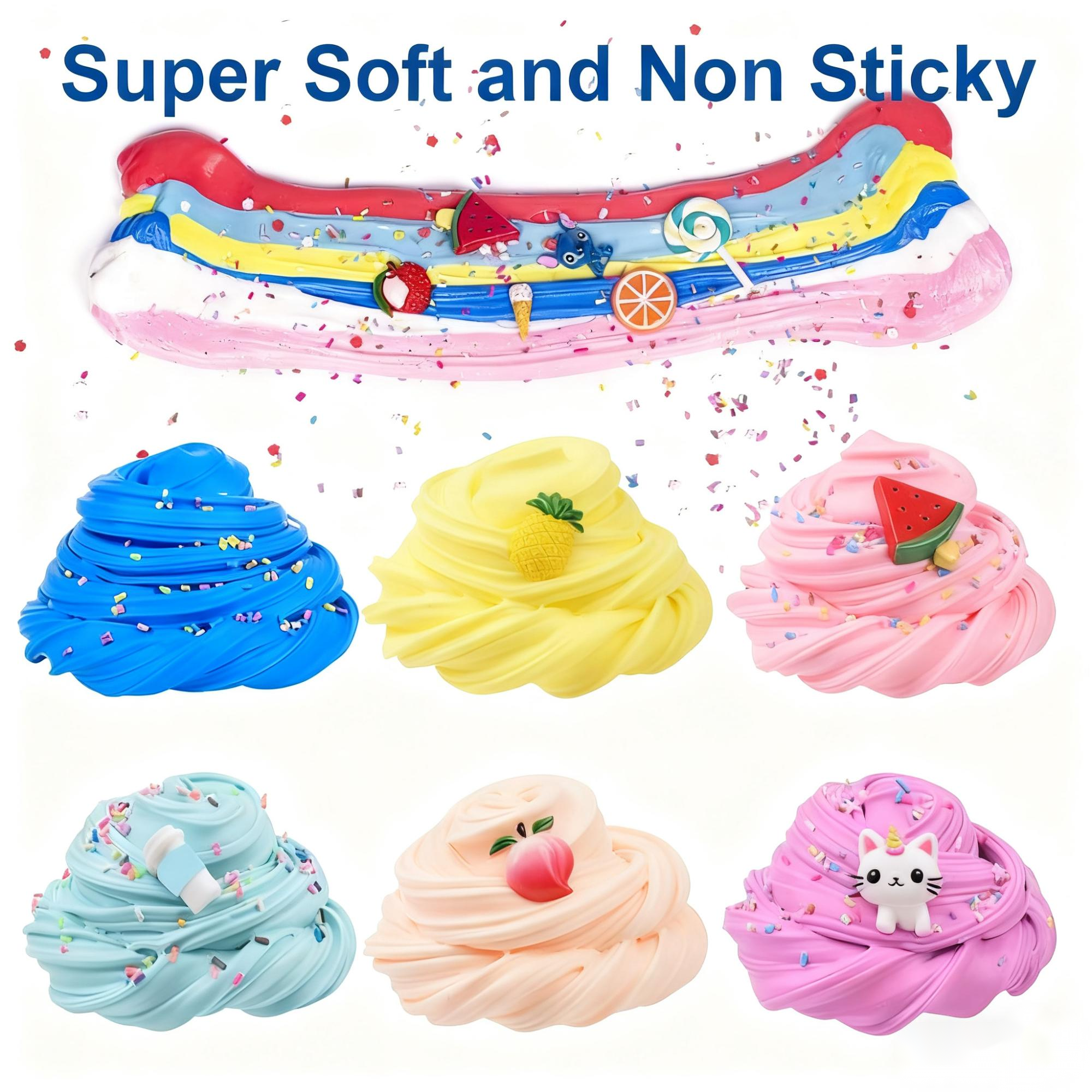 🔥🎁Super Glina Szlam DIY Miękka i sprężysta glina Pachnący szlam Glina sensoryczna