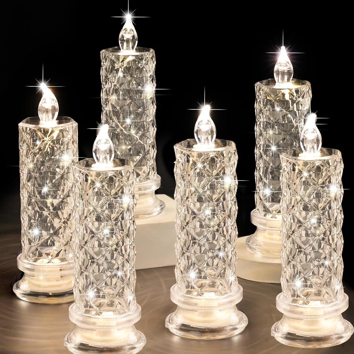 【🎄Kup 1 i otrzymaj 1 gratis 】🎅 Świeczki LED bez płomienia – bezpieczne, trwałe i pełne świątecznej radości ✨🕯️