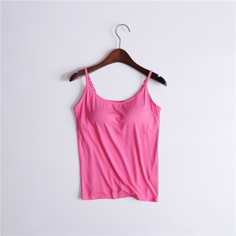 【S-6XL】👙Seksowny podkoszulek z wbudowanym biustonoszem