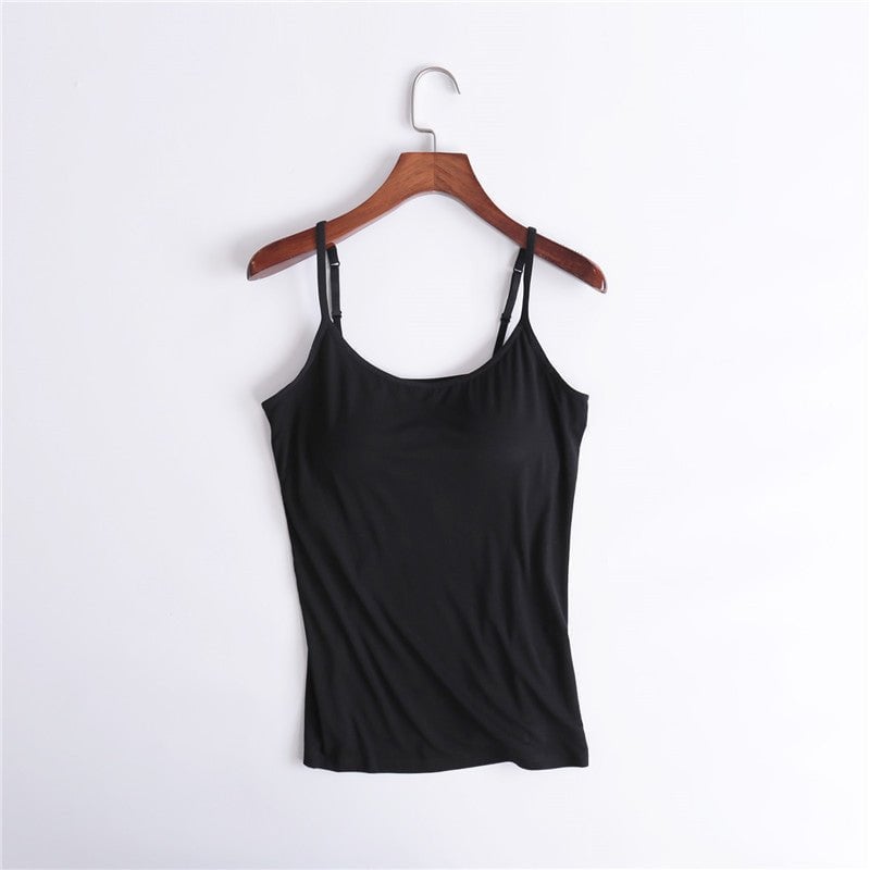 【S-6XL】👙Seksowny podkoszulek z wbudowanym biustonoszem