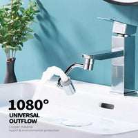 🚰 Ulepsz swoją rutynę prania - ✨ TTZZ 1080° Obrotowa przedłużka aeratora baterii - dla łatwej kontroli pod każdym kątem!