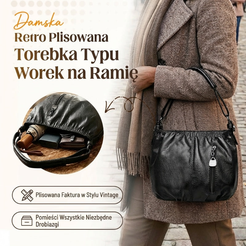 🥳👜Plisowana torba na ramię