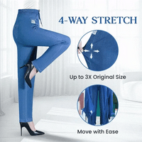 🔥2025 Gorąca wyprzedaż🔥Slim casual straight ice silk jeans👖