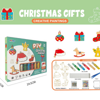 🔥🎅Prezent świąteczny🎁Zestaw do samodzielnego wykonania kryształowych obrazów i rękodzieła