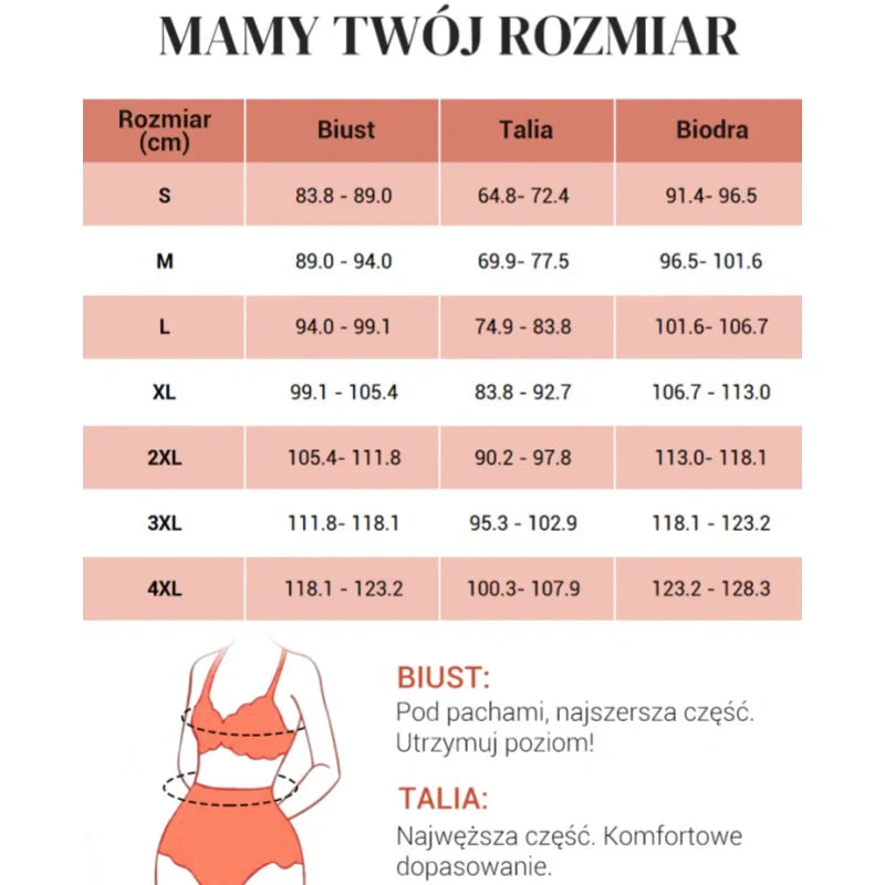 👙🩱Damski jednoczęściowy strój kąpielowy plus size z regulacją brzucha