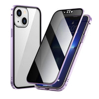🔥 Magnetyczne etui na iPhone'a z prywatnym szkłem i metalową ramką📱