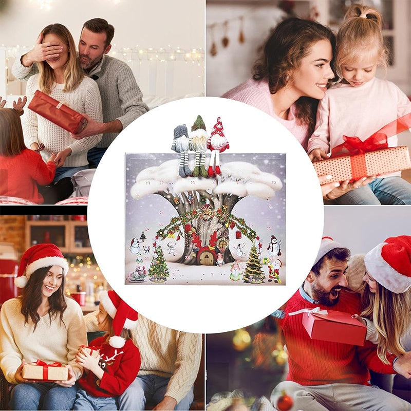 💝Pomysł na prezent Gorąca wyprzedaż🎅Kalendarz adwentowy z krasnalami na Boże Narodzenie/Halloween 2025🎃