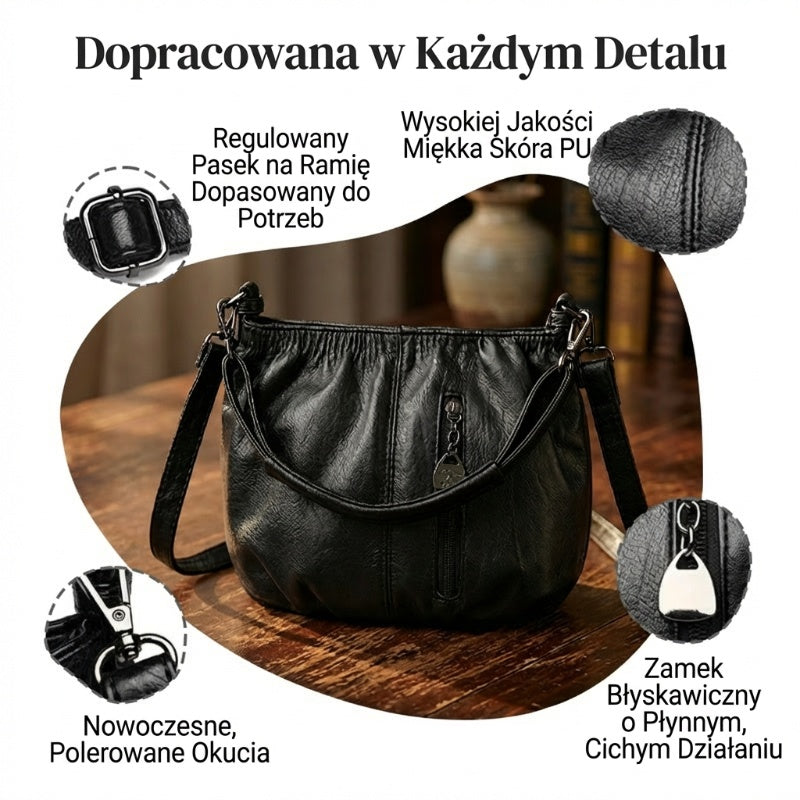 🥳👜Plisowana torba na ramię