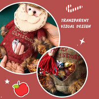 🦌Torba na prezenty świąteczne z zamkiem błyskawicznym🎅