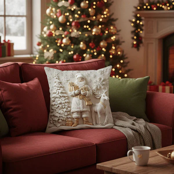 🎄Eleganckie świąteczne poszewki na poduszki（🔥🔥🔥Kupując zestaw czterech sztuk, oszczędzasz więcej.）